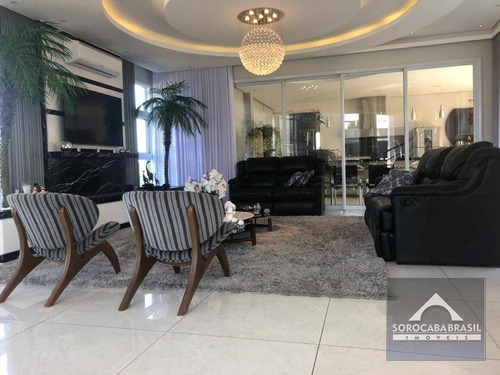Imagem 28 de 30 de Sobrado Cinematográfico Com 5 Dormitórios À Venda, 780 M² Por R$ 3.350.000 - Condomínio Ibiti Royal Park - Sorocaba/sp, Próximo Ao Shopping Cidade. - So0166