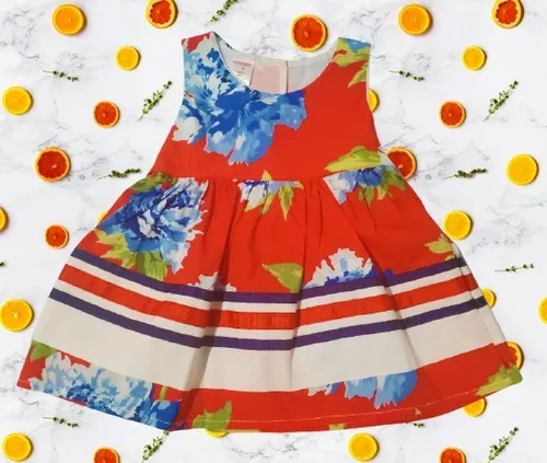 vacante mosaico Obstinado Vestido Para Nena Bebe Rojo Con Blanco + Vincha | MercadoLibre