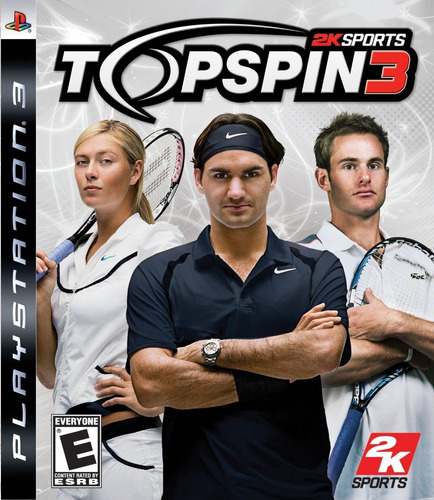 Jogo Top Spin 3 Playstation 3 Ps3 Mídia Física Frete Grátis
