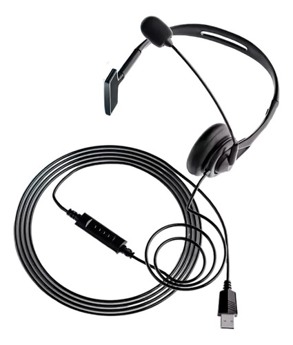 Fone Headset Com Microfone Home Office Call Center Usb