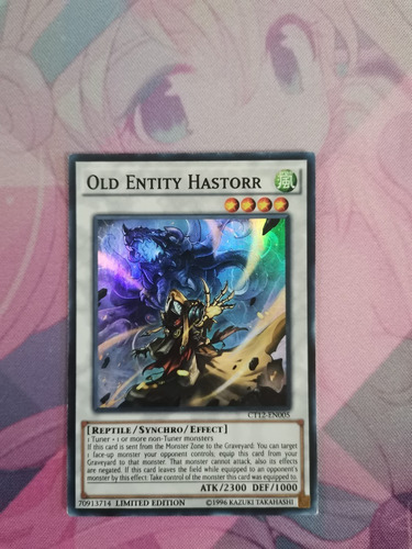 Old Entity Hastorr Ct12 005 Super Rara Yugioh (Usado)