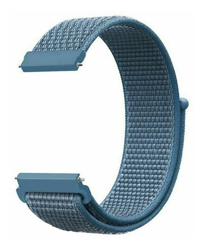 Poolsy pulseira nylon bight pinos engate rápido cor azul 20 mm