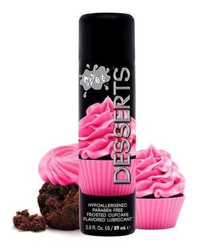 Lubricante Comestible Sabor Cupcake Pastel Wet Americano