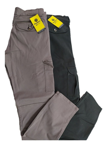 PANTALÓN FIT CARGO ELASTIZADO PAMPERO BEIGE
