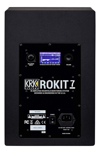 Monitor De Estudio 7 Krk Rokit Powered 7 G4 Rp7g4-na