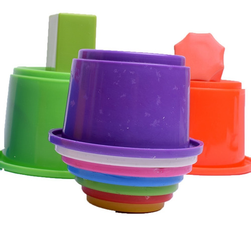 Imagen 5 de 9 de Torre Con Figuras Apilables Y Encastrables Newplast