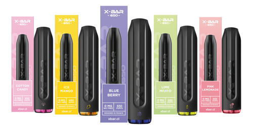 Vaporizadores X-bar Pack 5 Unidades