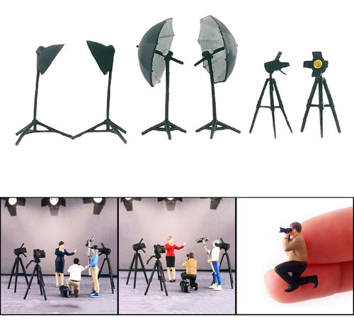 2 Unidades 1:64 Entrevista Fotografía Luces Engranaje