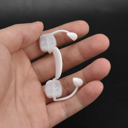 Vampire Fangs Soft Silicone Retrátil Dentes Falsos Cosplay