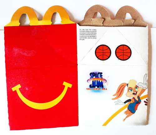 Mc Donalds Space Jam 2 Una Nueva Era 2021 Cajita Feliz Vacia (Usado)