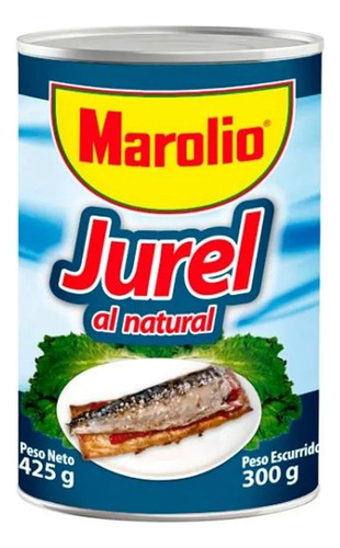 Jurel Marolio Natural 425 Gramos Pack 2 Unidades 