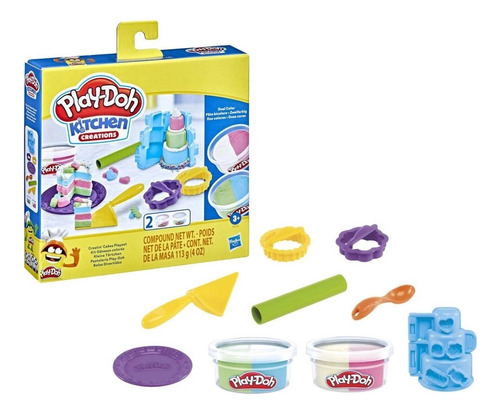 Kit De Massinha Play-doh Bolos Divertidos Hasbro
