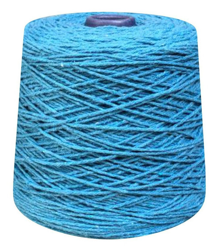 Barbante Colorido 4 Fios Linha Para Crochê Tricô 1 Kg Prial Cor Azul-turquesa
