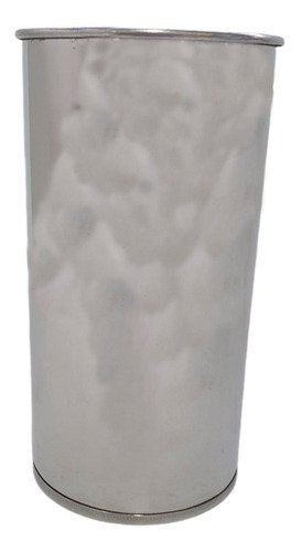Tubo Salsero De Acero Inoxidable De 12cm Diam X 22cm Alto