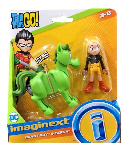 Boneco Jovens Titãs - Mutano E Terra  - Imaginext - Mattel