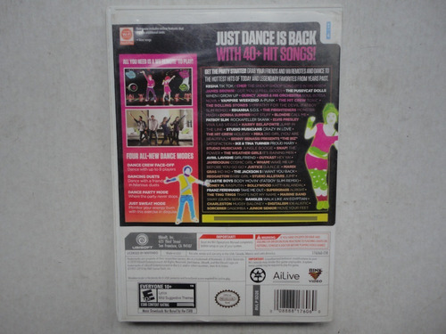 Just Dance 2 Nintendo Wii Original Y Completo Wii U (Usado)