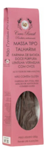 Kit 2x: Talharim Batata Doce Púrpura Sem Glúten Ceres 200g