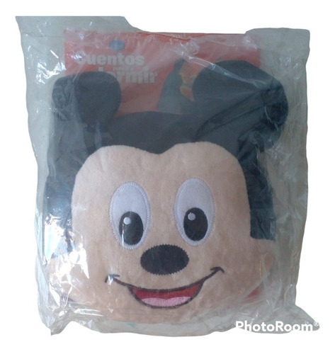 Cuento Disney + Peluche (almohadón)  Mickey Mouse 