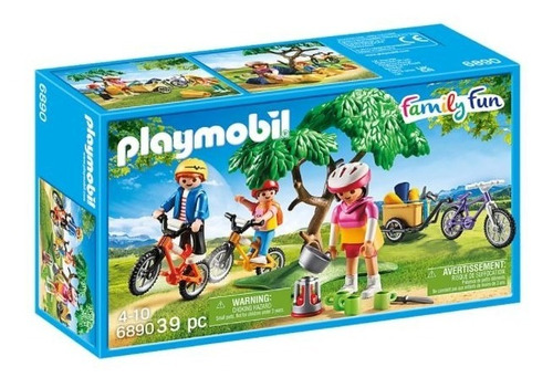 Playmobil 6890 Paseo Familiar De Montaña En Bicicleta Stock!