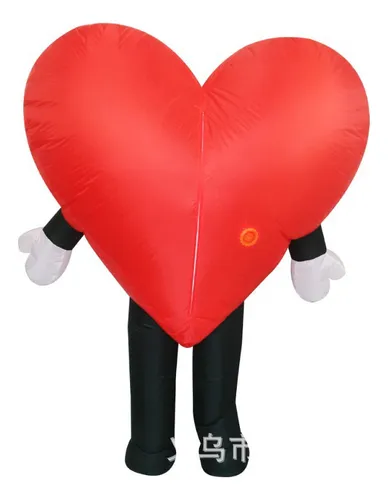 Disfraz Inflable En Forma De Corazón