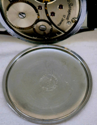Reloj Girard Perregaux Original Esfera Tropical Default Full Marrón Oscuro Plateado Hermosa Patina Vintage