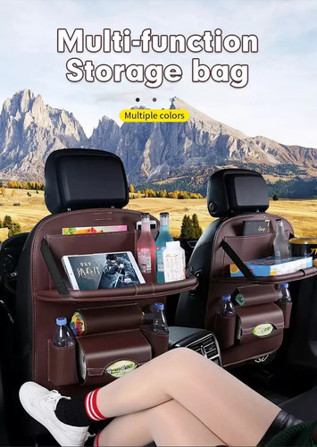 Bolsa De Armazenamento Multifuncional Para Assento De Carro