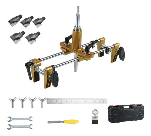 Kit De Abridor De Orificios Para Cerradura De Con 5 Cabezas