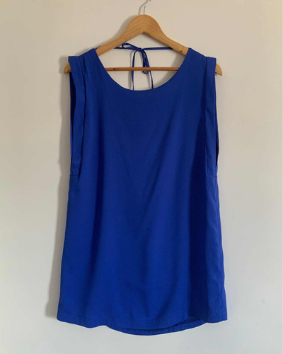 Naima. Divino Vestido Corto Azul. Talle S