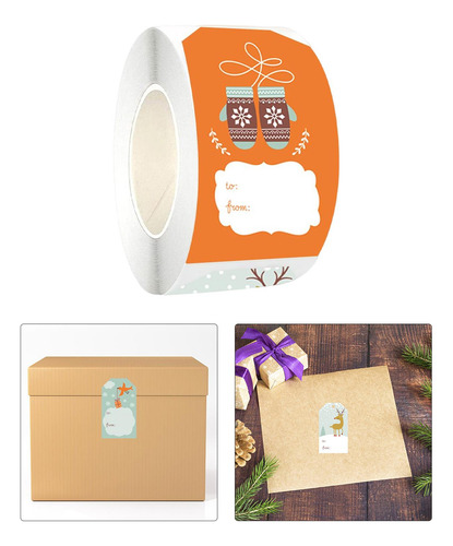 Pegatinas De Feliz Navidad, Sobres, Pegatinas De Sellado,