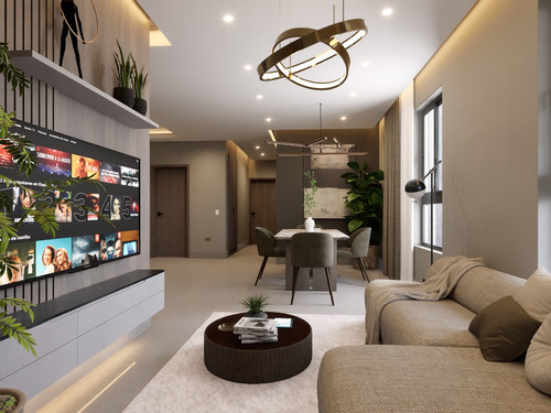Exclusivos Apartamentos En Venta Proyecto En Planos Cerros De Gurabo (hfa-268b1)