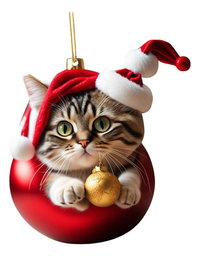 Decoración Navideña De Gatos, Figura De Gato, Estilo C