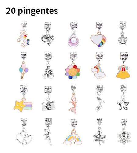 1 Juego De Fabricación De Pulseras Con Dijes De Bricolaje Y