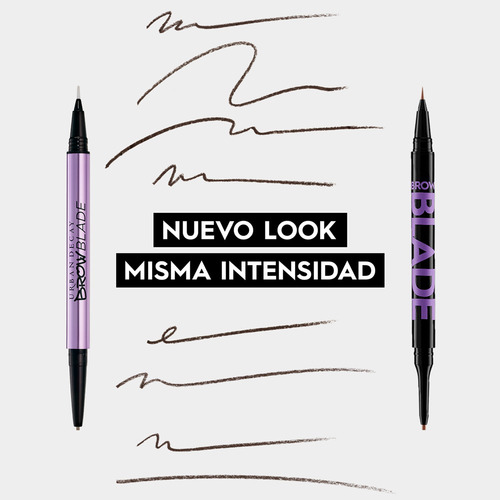 Urban Decay Brow Blade Lápiz Cejas Doble Resistente Al Agua Dark Drapes