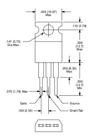 Nte 2986 Transistor Irlz44 Nte2986 Mosfet 50a 60v Canal N