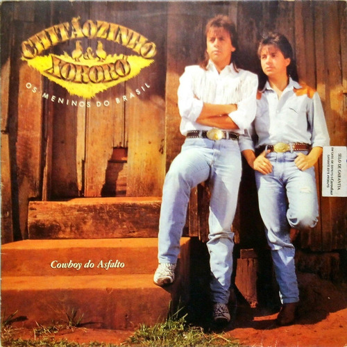 Chitãozinho E Xororó Lp Cowboys Do Asfalto 1990 Raro 1725