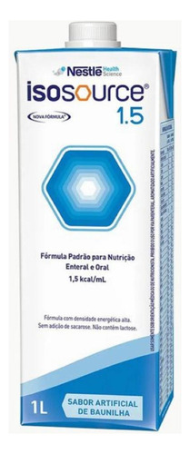 Isosource 1.5 1000ml Sabor Baunilha