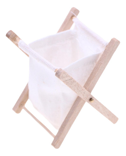 6 Cesta De Lavandería Para Casa De Muñecas 1:12,