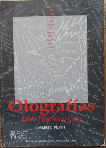 Olografías: Libro Para Ver Y Creer - Oreste Plath (dedicado)
