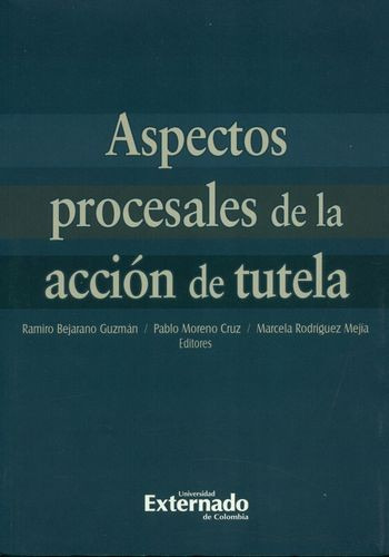 Libro Aspectos Procesales De La Acción De Tutela