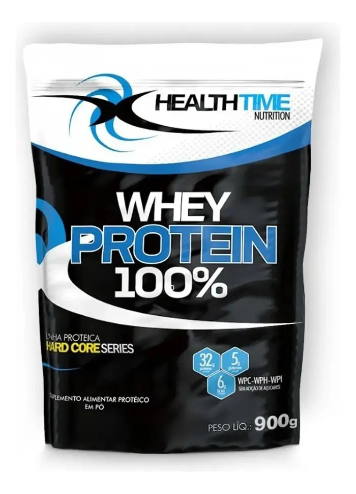 Whey Protein 100% Baunilha Health Time 900g Isolado Hidrolisado