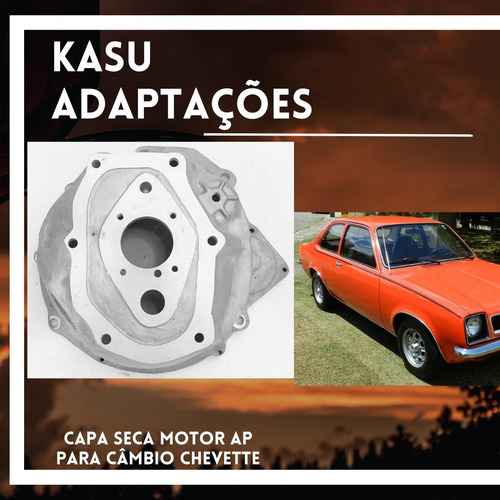 Kasu, Capa Seca Motor Ap Para Câmbio Do Chevette Com Garfo
