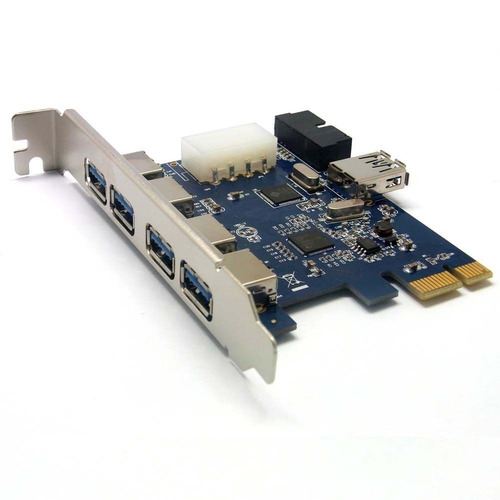 Usb3.0 7port Pci Express Card (5 Puertos Usb 3.0 Y Usb 3.0 I