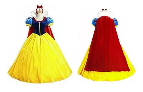 Vestido Snow White Princess Cosplay Partido Para Mujeres