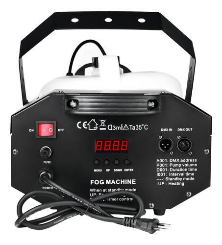 Maquina De Fumaça Smoke 3000 Dmx Com Controle Sem Fio 300w 220v Da Luminos