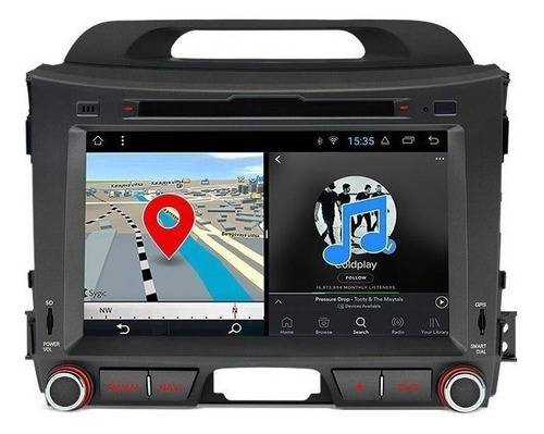 Estereo Android 2k Kia Sportage 2012-2016 Dvd Gps Wifi Touch