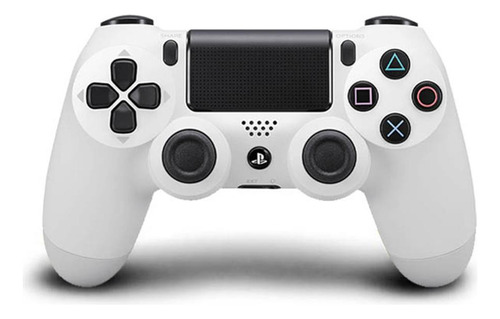 Joystick Compatible Con Playstation 4 Camuflado Blanco Metalizado