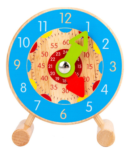 Reloj De Madera Con Forma De Minijuguete Para Niños