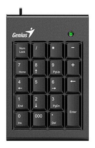 Imagen 1 de 4 de Teclado Numerico Genius Numpad 100 Usb Pc Notebook Windows