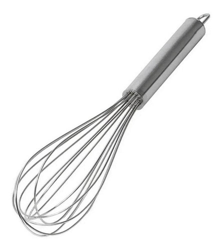 Batedor De Ovos E Massas Profissional Fouet Aço Inox 30 Cm