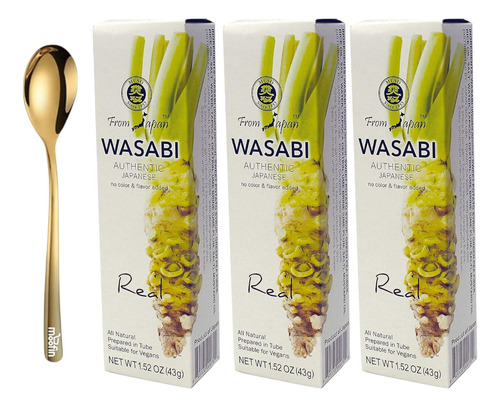 Muso From Japan - Pasta De Wasabi Real, 1.52 Onzas, Con Cuch